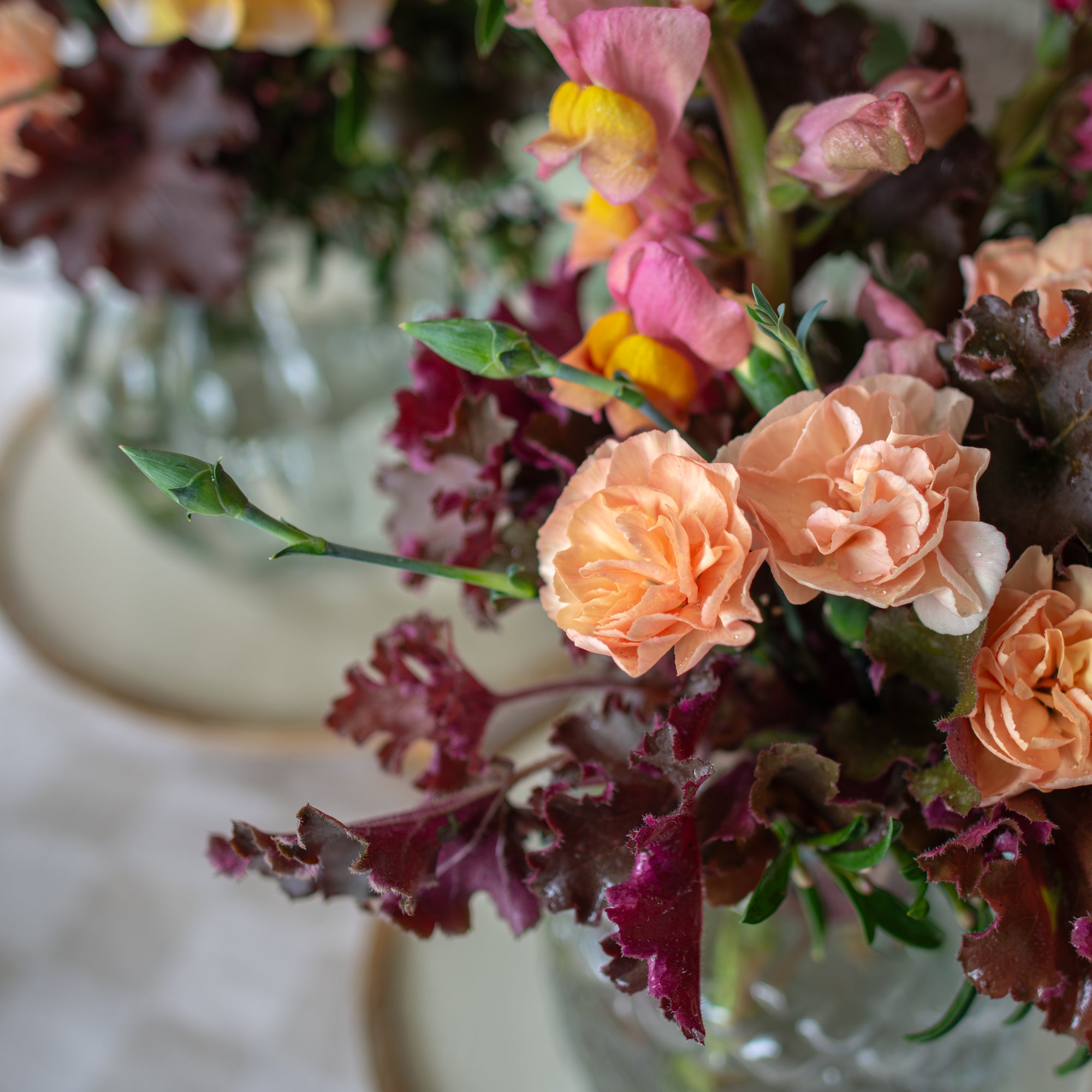 A Little Bigger Floral Tablescape